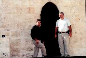 Ahmed, the groom, and my husband Bob