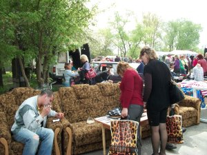 You can even buy furniture. You can pick out the fabric you want.