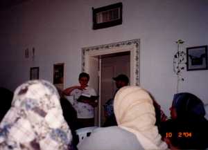 The women are interested in hearing from the Bible