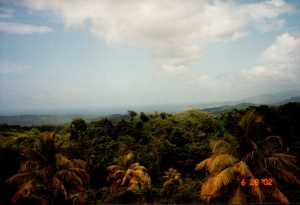 The view from the mission house