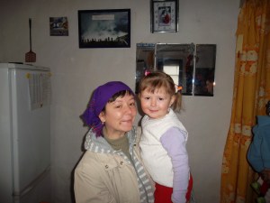 The first mother and baby to live in the house