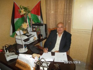 Tayseer in his office