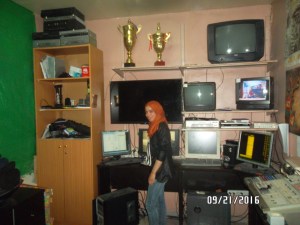 Working at the TV station